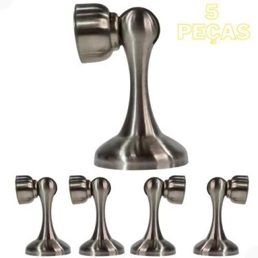 Imagem de 5 Un Prendedor De Porta Com Imã Aparador Magnético - Batedor Trava Mag