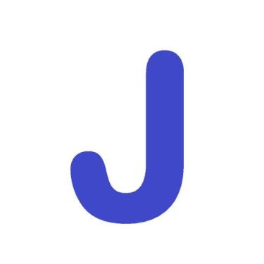 Imagem de Letras em EVA Alfabeto Azul Royal - 14cm - Extra Festas, J