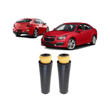 Imagem de Kit Batente Coifa Amortecedor Traseiro Cruze 2011 A 2016 - QualyKits