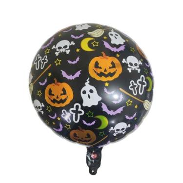 Imagem de Balão Metalizado Halloween Estampado - 18 Polegadas - Extra Festas, Mo