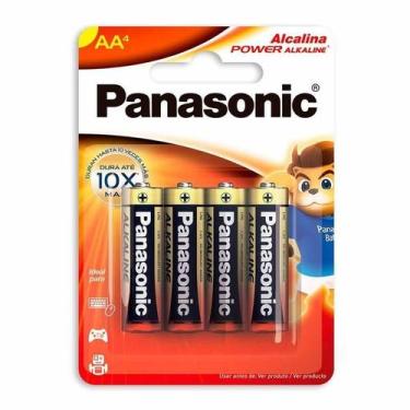 Imagem de Pilha Alcalina Aa Pequena Panasonic Sm-4 Lr6xab/4b192 F108