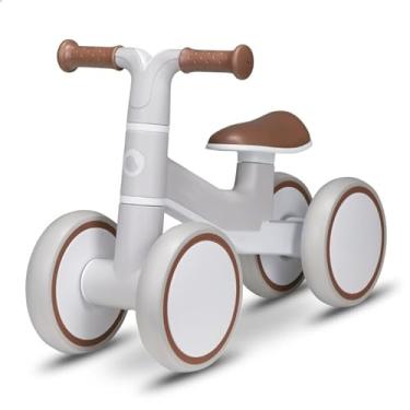 Imagem de Bicicleta de Equilíbrio Infantil Sem Pedal 4 Rodas Premium Desenvolvimento Coordenação Motora e Diversão Para Crianças de 1 a 3 Anos