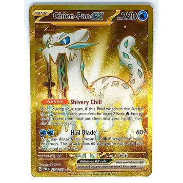 Imagem de Pokemon - Chien Pao ex 274/193 - Paldea Evolved - Gold Secret Rare Card