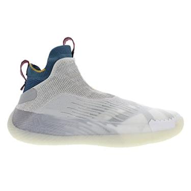 Imagem de adidas Tênis de basquete unissex Harden Vol. 5 Futurenatural, Cor de goma rosa carbono branco, 15.5 Women/14.5 Men