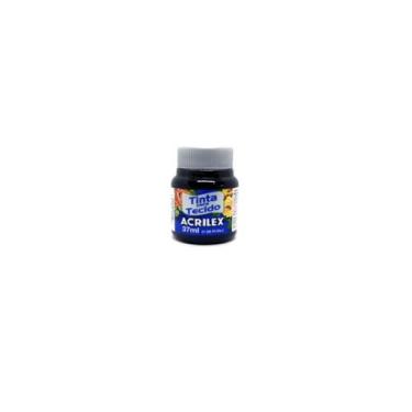 Imagem de Tinta Para Tecido Fosca 37ml - Acrilex artesanato,  PRETO 37ML 520