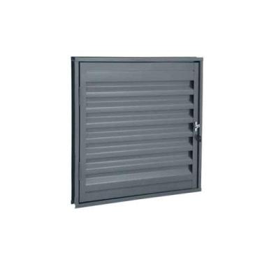 Imagem de Portinhola Veneziana Ventilada em Aço 60 x 60 x 5 cm Direita Belfort S