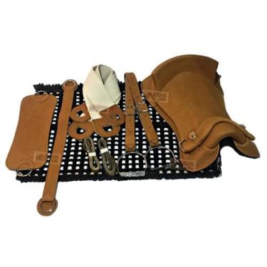 Imagem de Montaria Encilha 13x peças Sela Cavalo Laço Comprido - SELARIA SERRANO