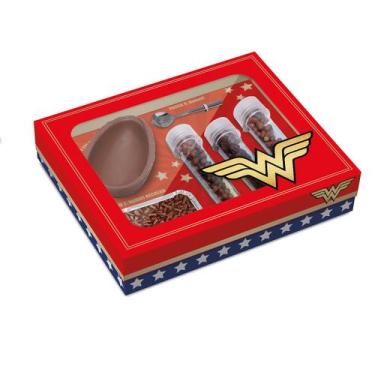Imagem de Kit Confeiteiro Mulher Maravilha 150g - 1 Unidade - Cromus