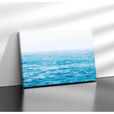 Imagem de Quadro Tecido Canvas  Oceano Horizonte Mar Água 04 - LindaCasaPremium