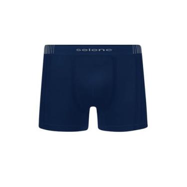 Imagem de Cueca Boxer Selene 11070.003 Sem Costura T. P/EG, M, 600, Marinho
