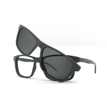 Imagem de Armação de grau hb switch 2 0351 matte graphite silver polarized