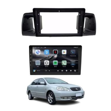 Imagem de Central Multimídia Corolla 2003 2004 2005 2006 2007 2008  Adak G2 Tela de 9" QLED 2GB de RAM 64GB Android Auto e Carplay + Câmera de ré