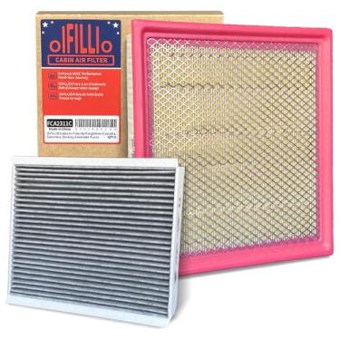 Imagem de OIFILLIO Filtro de ar de motor e cabine para picape F150 2015-2024, Expedição 2018-2024, substitui FP92, FP79, FL3Z19N619A, FA1883