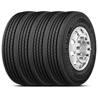 Imagem de Kit 4 Pneu Aro 22.5 295/80r22.5 152/148m 16pr Hsr2 - Continental