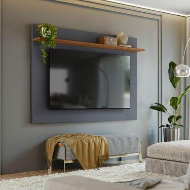 Imagem de Painel Home Theater para Tv Até 70 Polegadas 1 Prateleira Sala de Esta