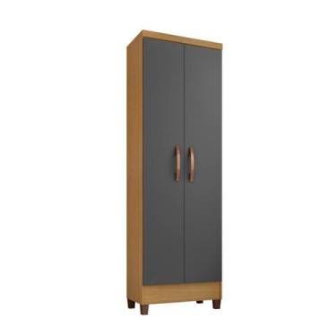 Imagem de Armário Multiuso 2 Portas Nancy - ÉdeCasaMóveis - EDECASAMOVEIS, Carva