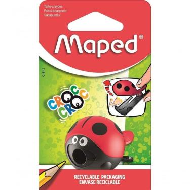 Imagem de Apontador Maped Croc Easy Joaninha Vermelho E Preto