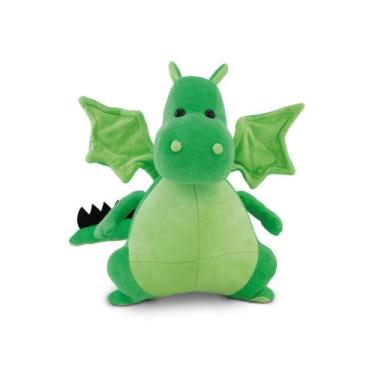 Imagem de Dragão de Pelúcia Plush 32cm Anti-alérgico - Toybrink, Verde