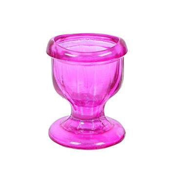 Imagem de Copo de vidro para lavagem dos olhos com design de engenharia para ajustar os olhos para uma limpeza eficaz superior, borda suave, ajuste confortável - com recipiente de armazenamento, alívio calmante