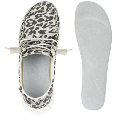 Imagem de Endoto Palmilhas para sapatos Hey Dude Wendy, inserções de substituição para mulheres, palmilhas de calçados confortáveis e leves (tamanho W11-42)