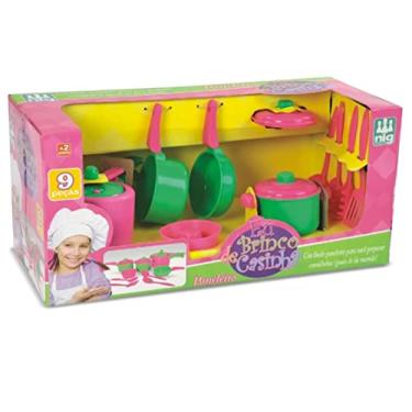 Imagem de Nig Brinquedos Conjunto Paneleiro Infantil 9 Peças