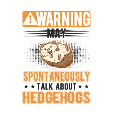 Imagem de Hedgehog Notebook: May Spontaneously Talk About Hedgehog's Hedgehog / 6x9 Inches / 120 graph Sites