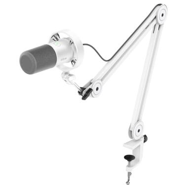 Imagem de FIFINE Kit de microfone Podcast XLR/USB, microfone vocal dinâmico de estúdio para gravação, transmissão, locução, microfone de PC com braço boom com mudo, monitoramento de fone de ouvido,