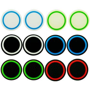 Imagem de CTHTBZ- 12PCS Thumb Grips Caps para PlayStation Portal, Silicone Antiderrapante Scratch Protective Cover Thumbstick Joystick Caps para PlayStation Portal Remote Play