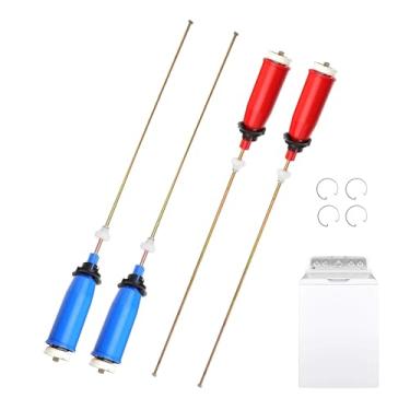 Imagem de WH16X10158 WH16X10159 Varas de suspensão da arruela 4 peças compatíveis com GE e Hotpoint GTWN4250D1WS GTWN2800D1WW GTWN4250D0WS HSWP1000M3WW substituição da máquina de lavar PS3654190 PS36544190 191
