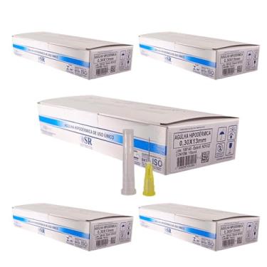 Imagem de KIT 500UN AGULHA 13X0,30MM 30G PARA INTRADERMOTERAPIA SR