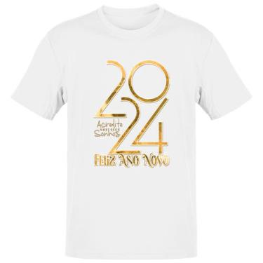 Imagem de Camiseta Unissex Ano Novo Acredite nos seus sonhos - Alearts, GG