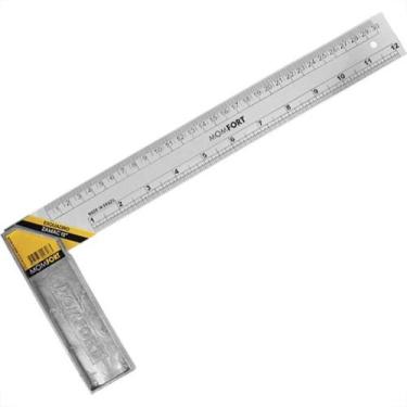 Imagem de Esquadro Cabo Aluminio Momfort 14'' 35Cm 626014
