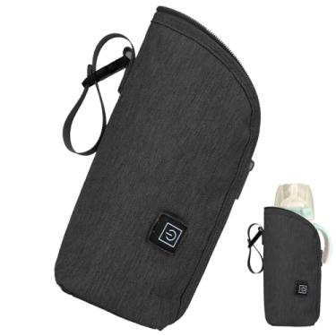 Imagem de Saco isolado para garrafa de leite, saco isolante para garrafa | Saco de isolamento para mamadeira - Bolsa térmica isolada para leite materno, bolsa aquecedora de garrafas para atividades ao ar livre,