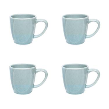 Imagem de Conjunto De Canecas 04 Peças Ryo Blue Bay 260 Ml Oxford