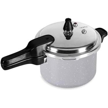 Imagem de Panela De Pressão Ceramic Life Super 4,2l Indução Gris Brinox 4954/101
