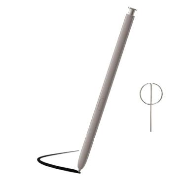 Imagem de Caneta de reposição para Galaxy S24 Ultra S para Samsung Galaxy S24 Ultra S sem Bluetooth para Samsung Galaxy S24 Ultra 5G Stylus Pen com pino de ejeção (cinza claro)
