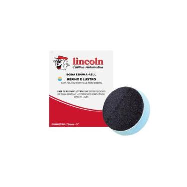 Imagem de Boina de espuma flat refino/lustro azul 3" lincoln
