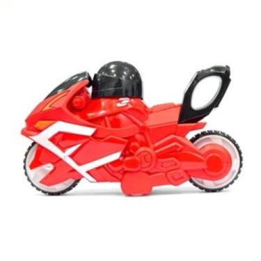 Imagem de Moto Beyblade com Lançador e LED - Brinquedo 2 em 1 Divertido e Intera