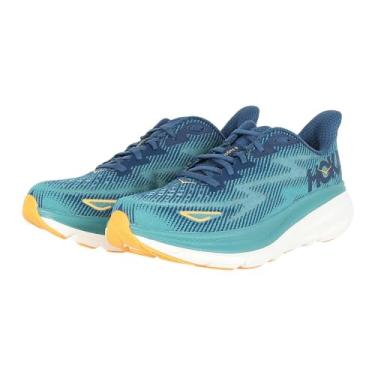 Imagem de HOKA Tênis masculino Clifton 9 Textile, Meia-noite/Oceanic, 41