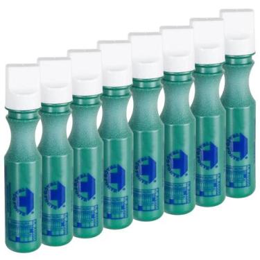 Imagem de Marcador Industrial 3Mm 60Ml Lwb0700 Kit 8 Peças - TRAÇO FORTE, Verde