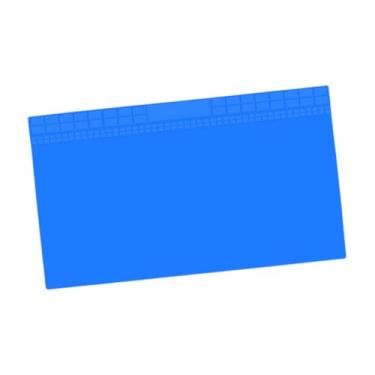 Imagem de shamjina Silicone Solding Pad Padtion Non Slip Electronics Repair Lavável dobrável Fácil de limpar 70x40 cm para laptops Câmeras de computador, Azul
