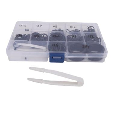 Imagem de Mergulho o Rings Scuba o Ring Kit Sealing e design eficazes para equipamentos de mergulho e fotografia subaquática feita de material plástico premium 170pcs com caixa de