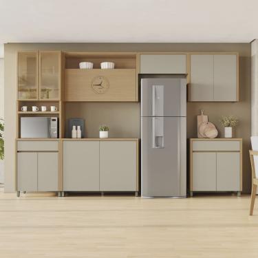 Imagem de Cozinha Completa 6 Peças 12 Portas 2 Gavetas Condessa 350cm 100% Mdf