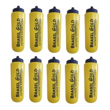 Imagem de 10 Squeeze Garrafa Futebol 1 Litro Garrafinha - Finta