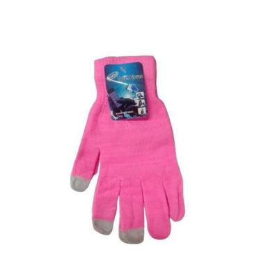 Imagem de Luva de Lã Touch Screen Grossa Unissex Inverno - TOUCH GLOVES, Rosa