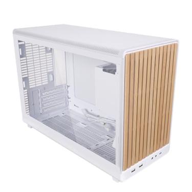 Imagem de Gabinete Lian Li A3 Micro ATX Wood Edition Branco com Lateral em vidro Temperado A3-MATX-WDG WHITE