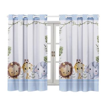 Imagem de Cortina Infantil 2,00 X 1,50 Estampada Decorativa