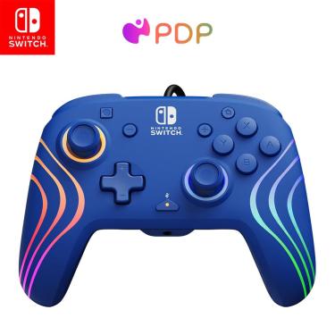 Imagem de Controlador Nintendo Switch Pro pdp Afterglow Wave Blue