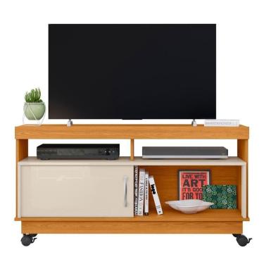 Imagem de Rack Bancada De 50 Pol 121cm Rute Z10 Off/cinamomo - Mpozenato