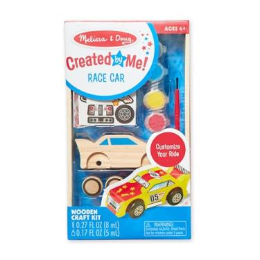 Imagem de Melissa & Doug Created by Me! Race Car Wooden Craft Kit